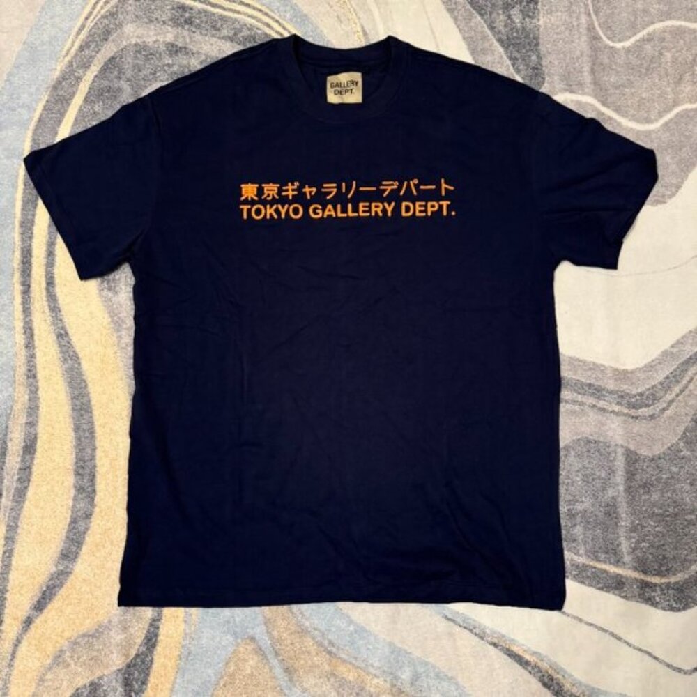 Gallery Dept Tokyo Blue Tee Mens Size Large